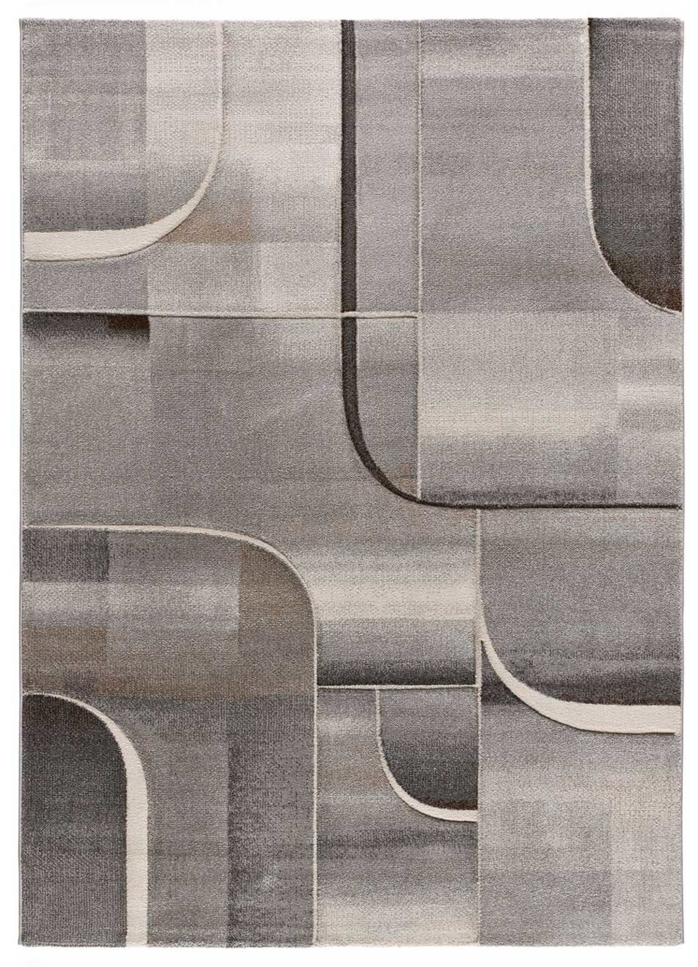 Tapis moderne gris 80x150 cm