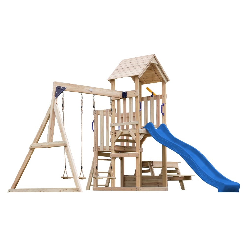 Aire de jeux avec toboggan,