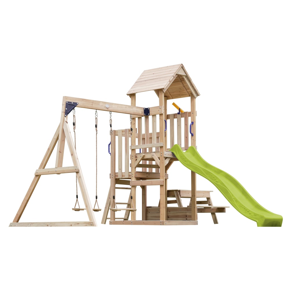 Aire de jeux avec toboggan,