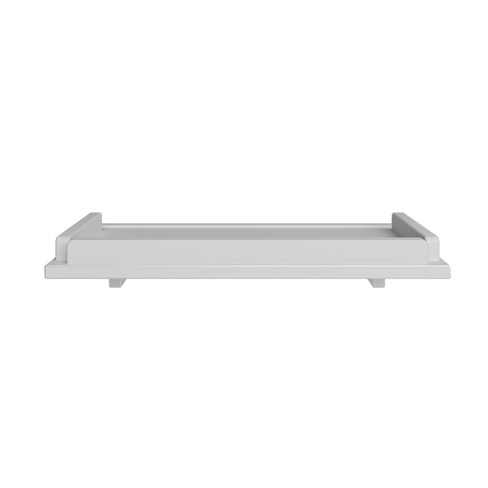 Tablette chevet xl pour lit bois massif blanc - Maisons du Monde