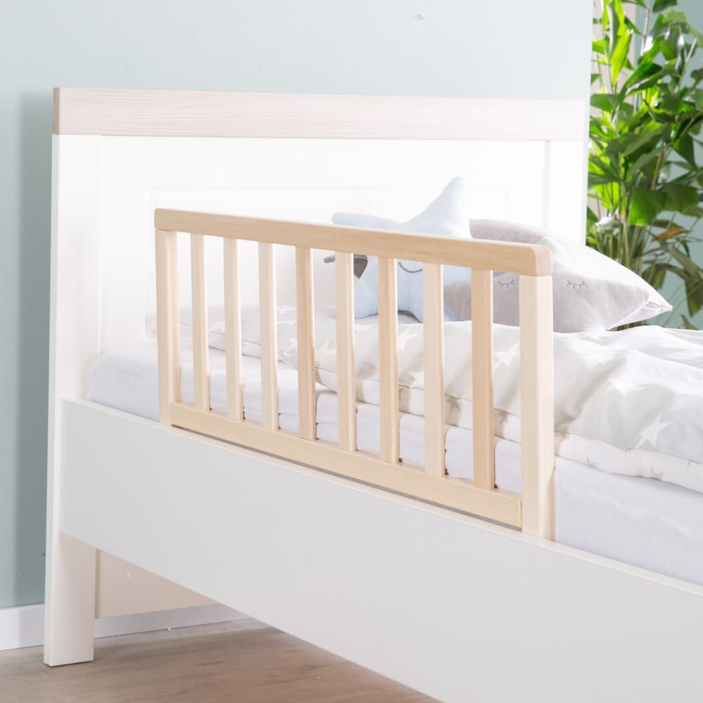 Barrière de lit bébé 90 cm en bois massif naturel - Maisons du Monde