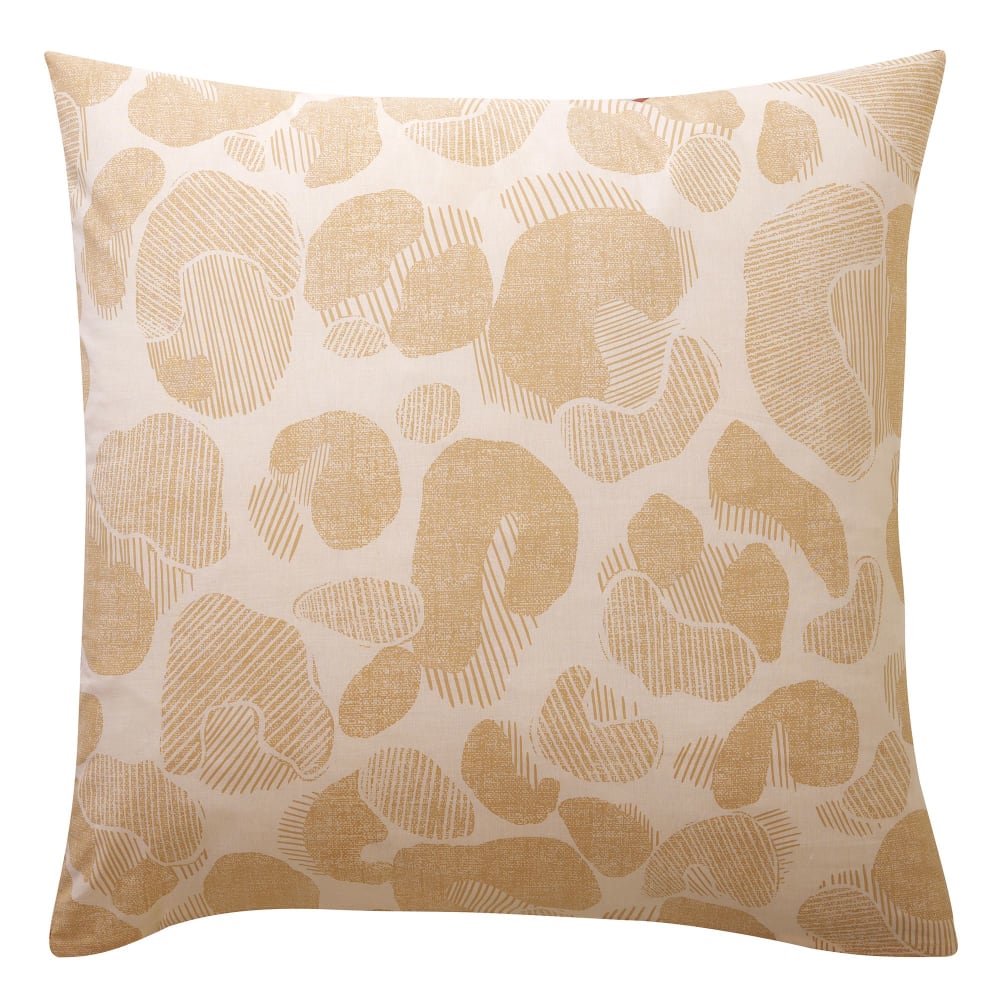 Taie sac en coton beige 63x63cm