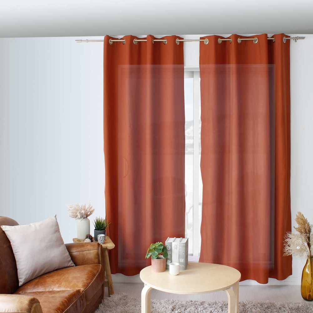 Rideau terre cuite 140 x 240 cm — vue 4
