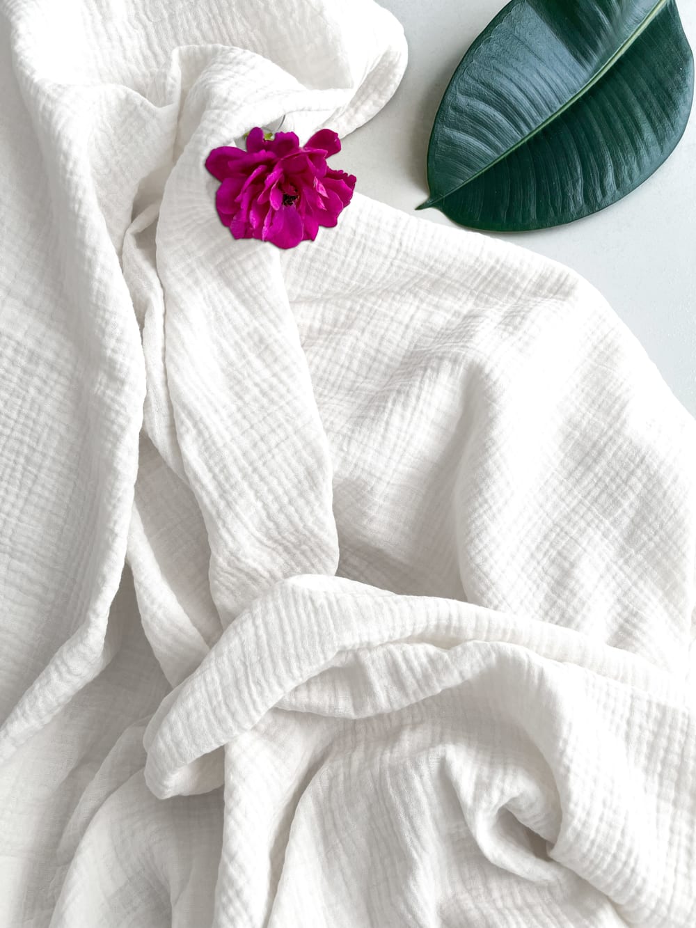 Parure de couette gaze de coton blanc - Maisons du Monde