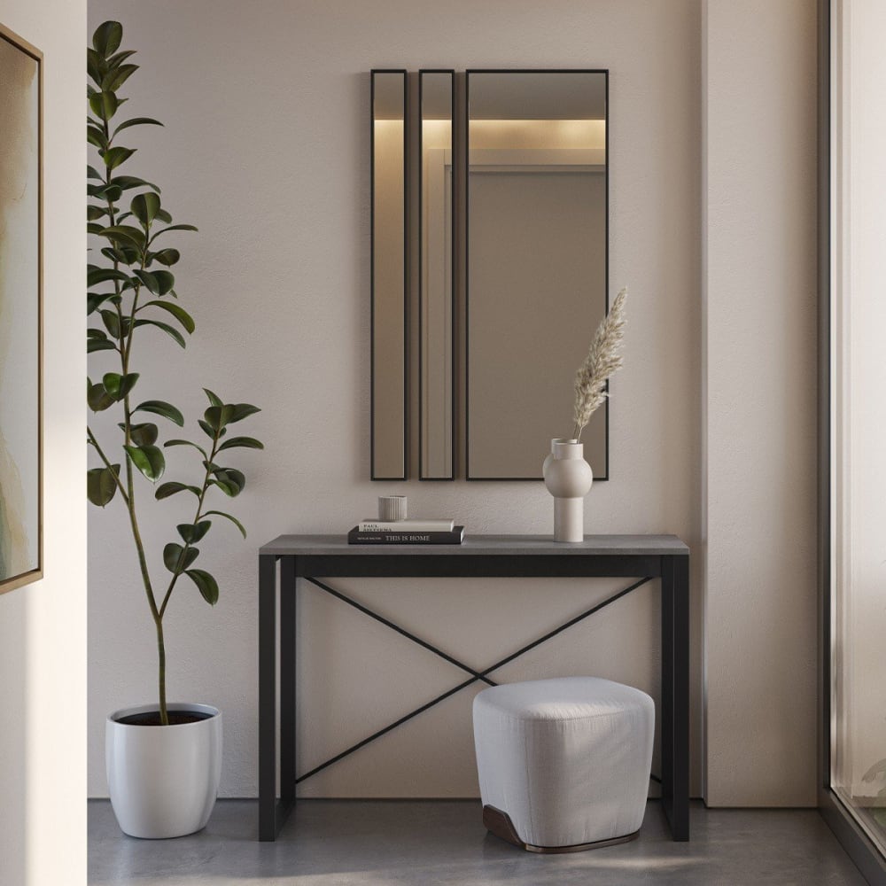 Console 110 cm - gris - Maisons du Monde
