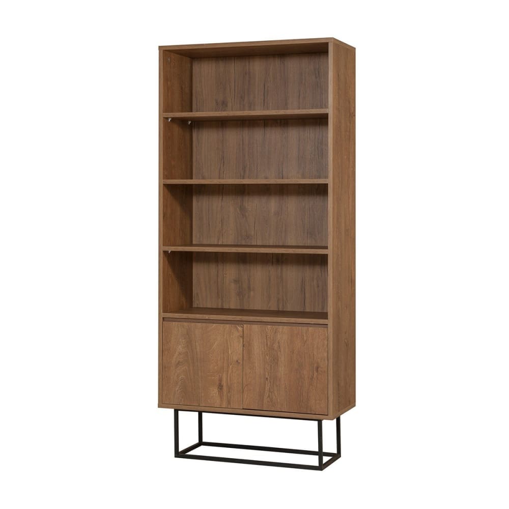 Etagère avec 3 tablettes - noyer