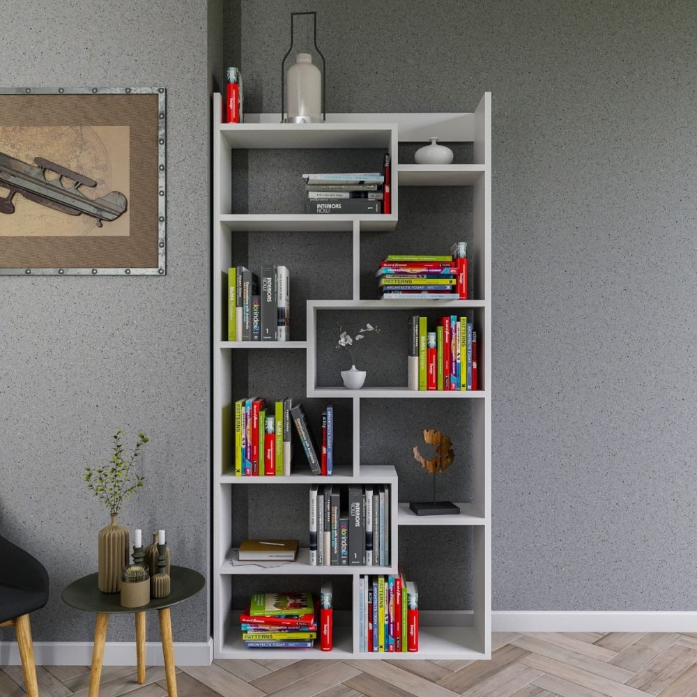 Etagère 12 tablettes - L90 cm - Blanc - Maisons du Monde