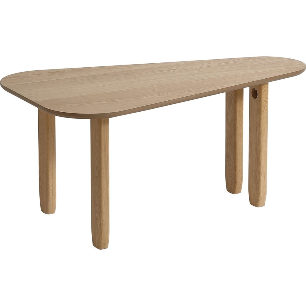 Table basse organique en bois 100 cm