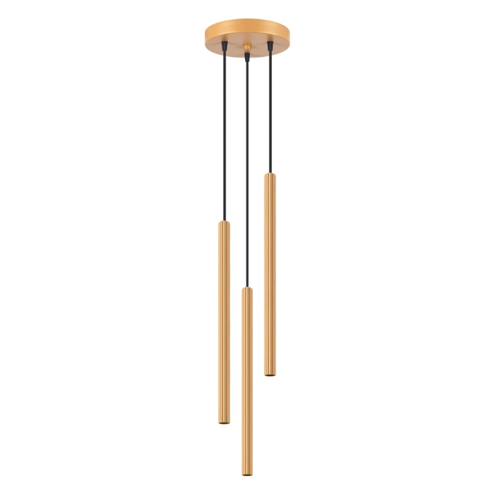 suspension Acier Doré