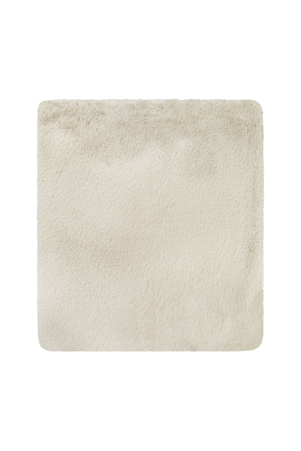 Tapis de bain doux tufté beige 55x65
