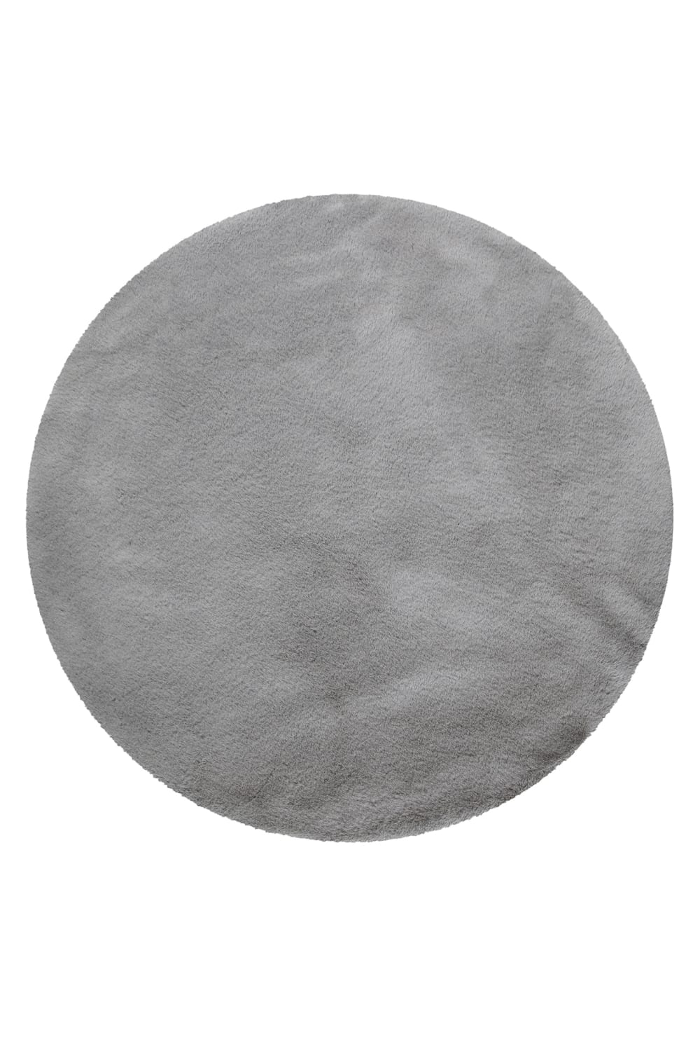 Tapis de bain doux tufté gris Ø90