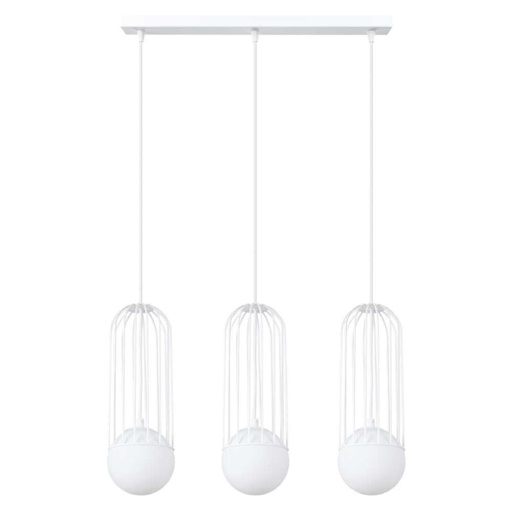 suspension Acier Blanc