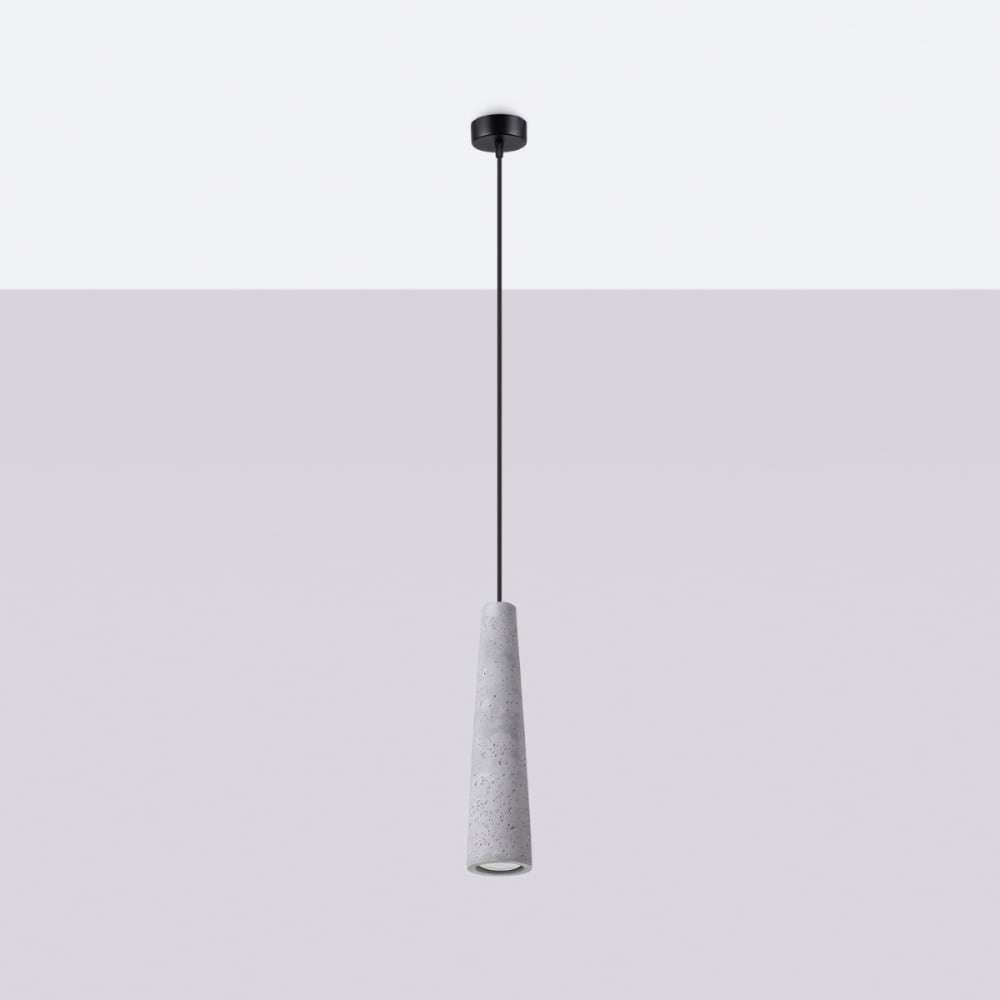 Suspension Béton Gris GU10 1 Electra — vue 3