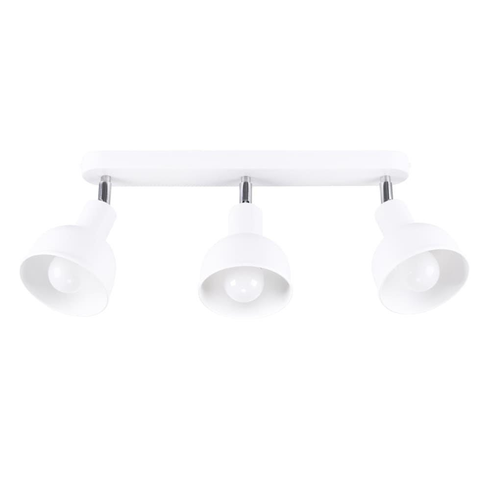 plafonnier Acier Blanc