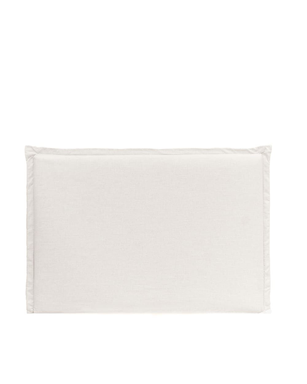 Tête de lit déhoussable en lin blanc 160x110cm