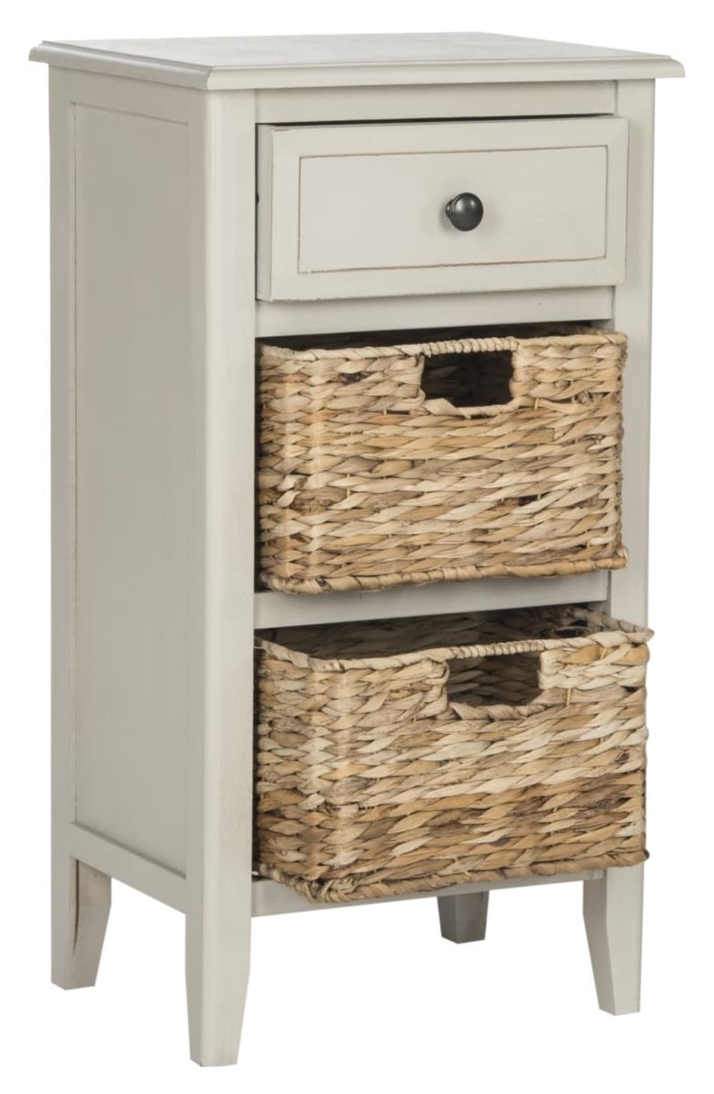 Meubles de rangement en bois de pin gris