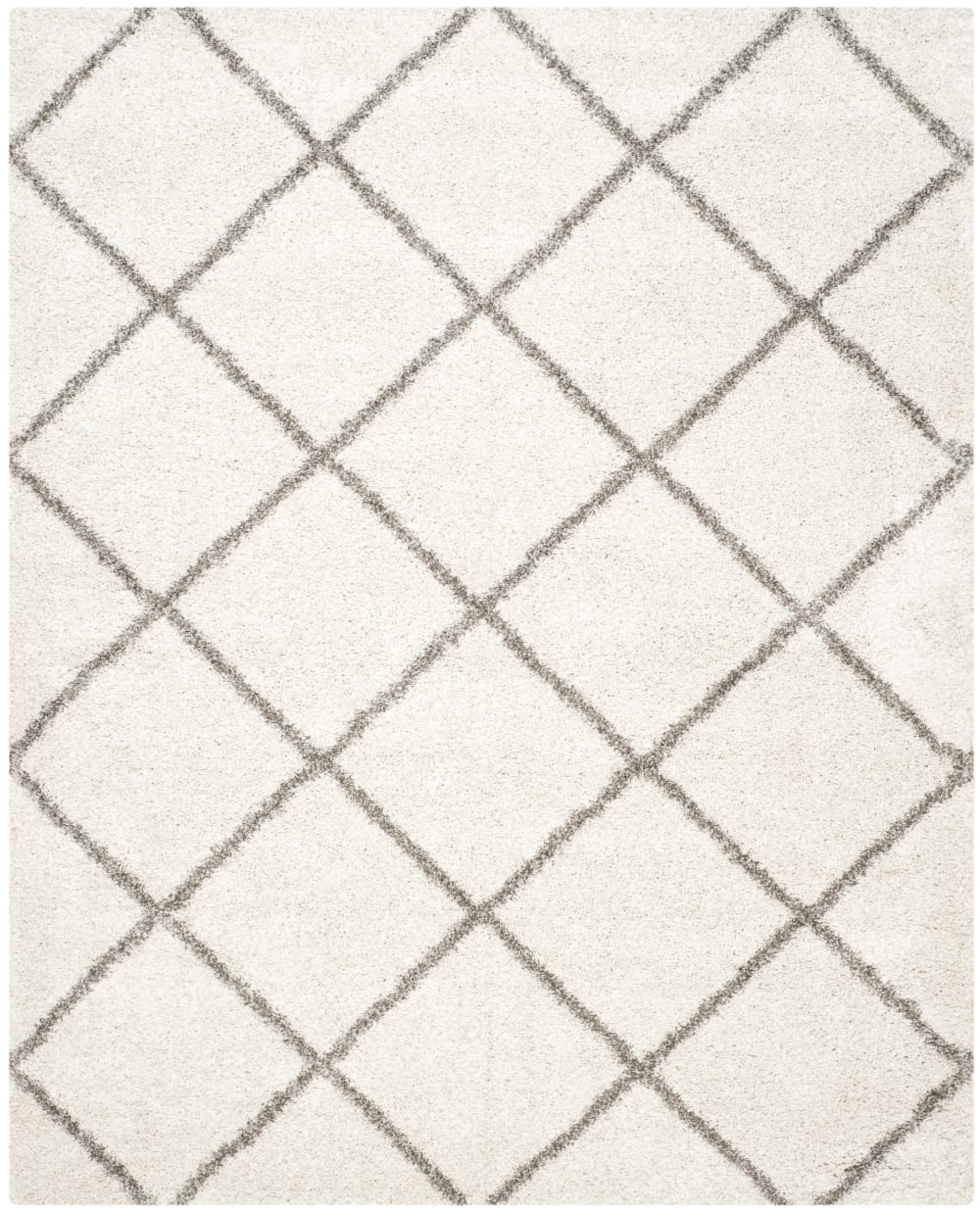 Safavieh Tapis en polypropylène blanc/gris, 236 x 305 cm style classique chic - Pp - Polypropylène