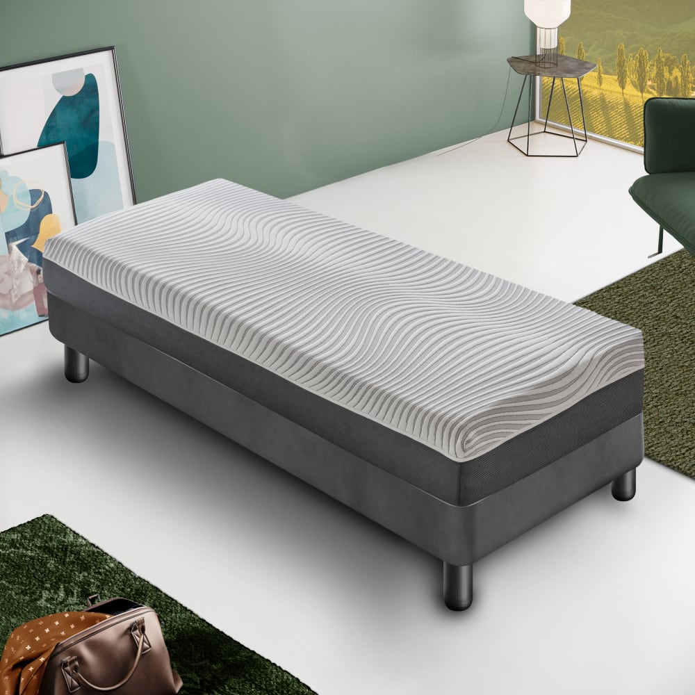 Matelas ressorts ensachés et mémoire de forme 80x190 epaisseur 20 cm - Maisons du Monde
