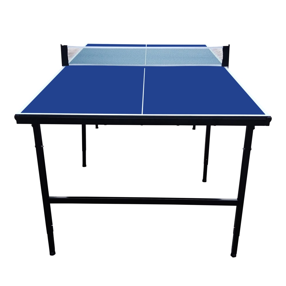 Table de ping-pong, pliable, balles, raquettes & filet inclus, bleu - Maisons du Monde