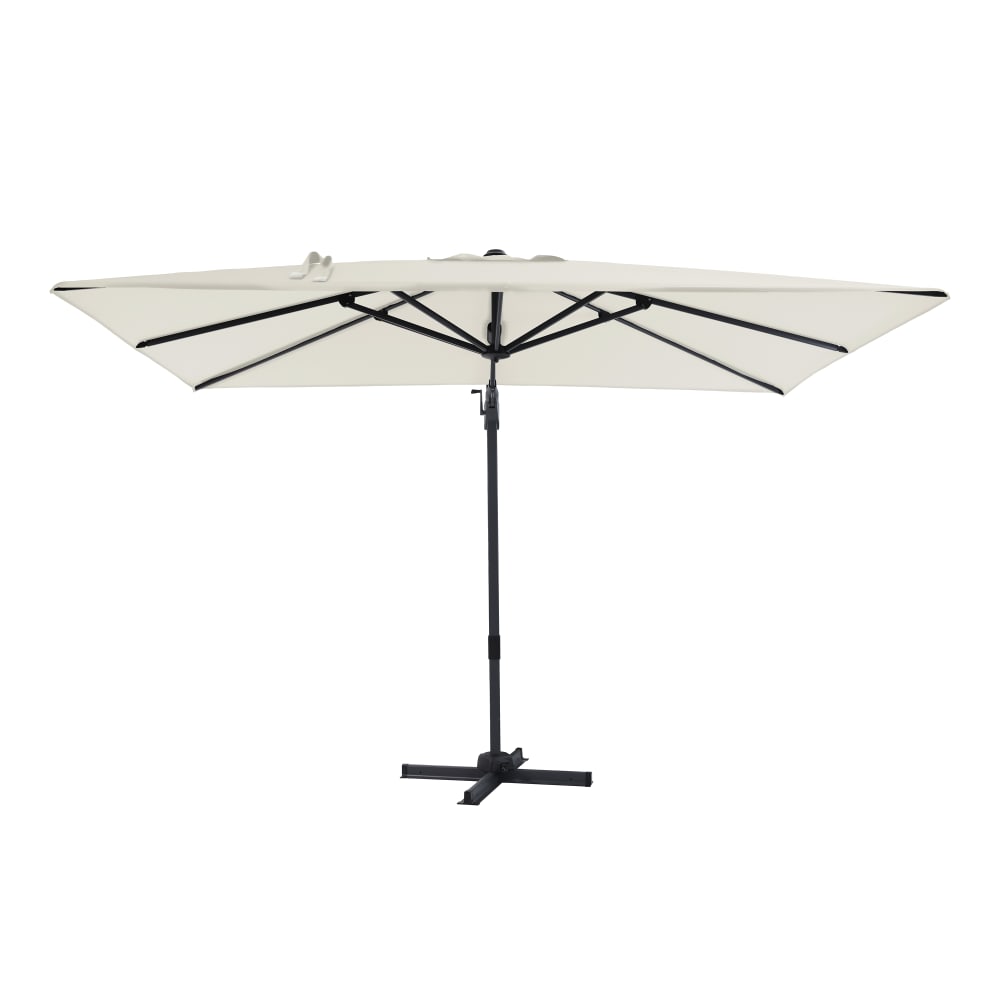 Parasol déporté carré, inclinable, aluminium, anthracite, 200x300cm - Maisons du Monde