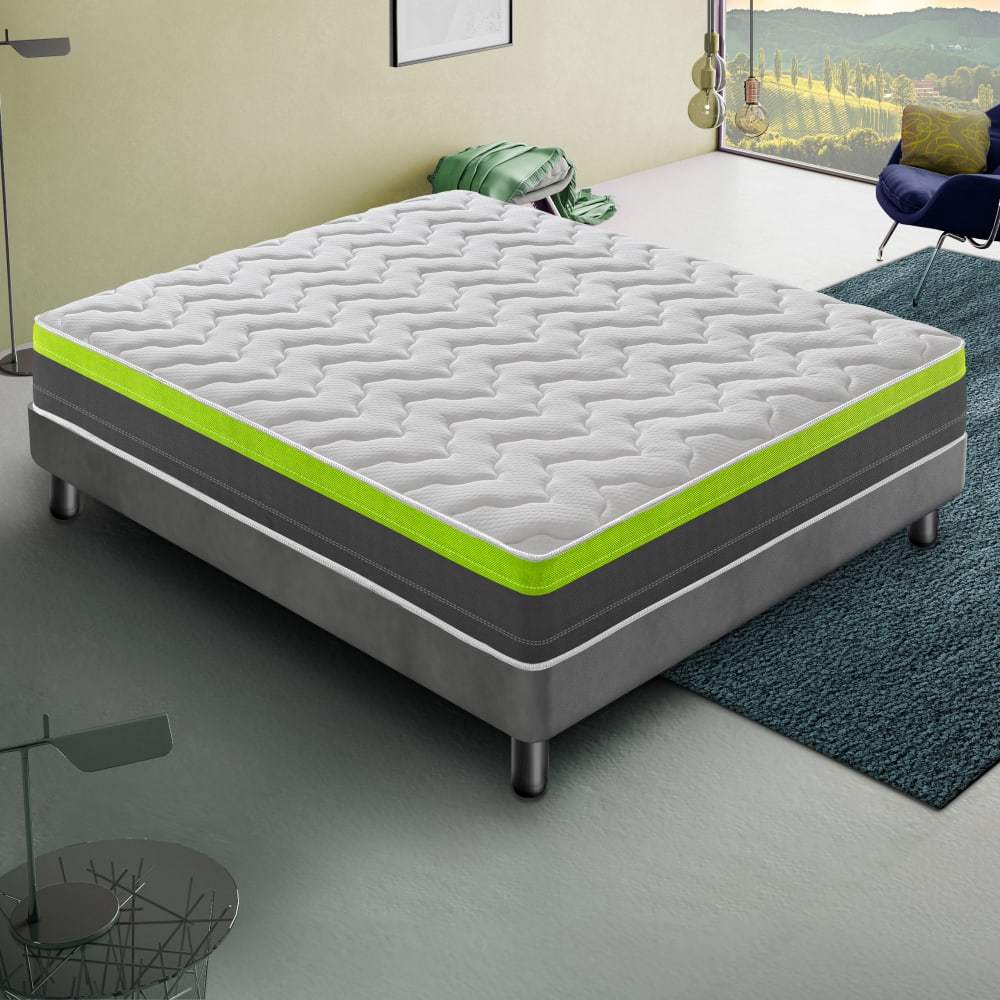 Matelas en mousse mémoire de forme 160x190 epaisseur 30 cm - Maisons du Monde