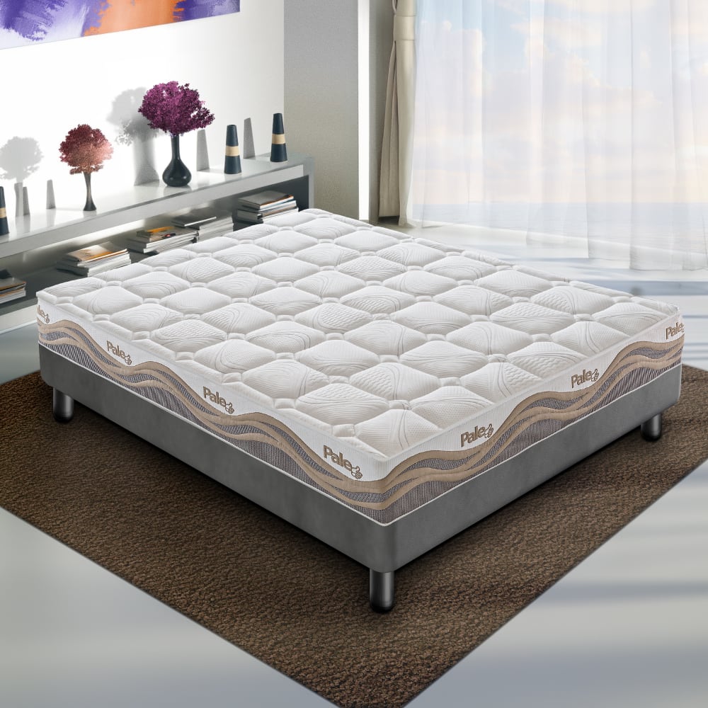 Matelas ressorts ensachés et mémoire de forme 160x190 epaisseur 25 cm - Maisons du Monde