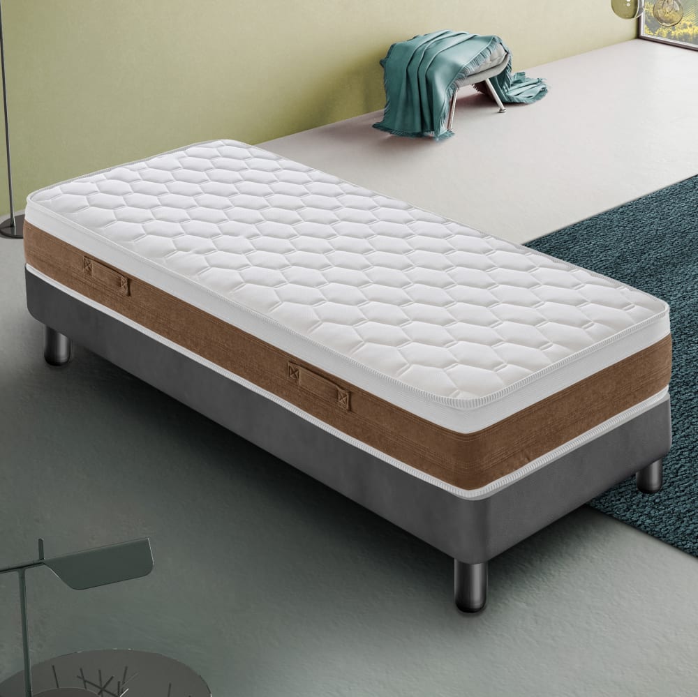 Matelas ressorts ensachés et mémoire de forme 90x200 epaisseur 23 cm - Maisons du Monde