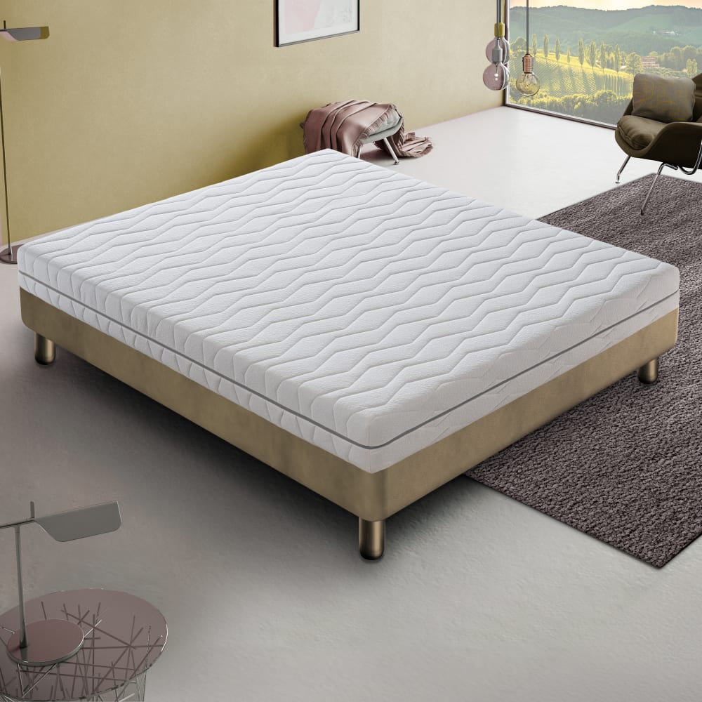 Matelas ressorts ensachés et mémoire de forme 120x190 epaisseur 23 cm - Maisons du Monde