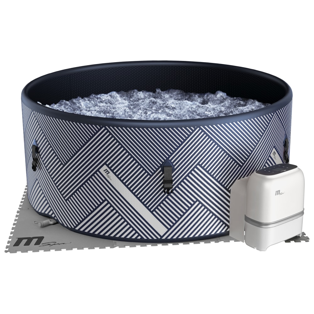 Spa gonflable connecté rond Ø 173cm 6 places bleu