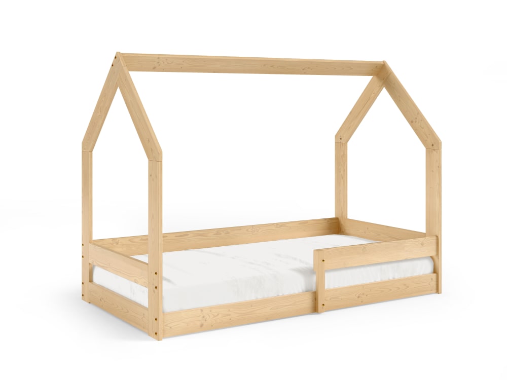 Lit cabane en pin massif