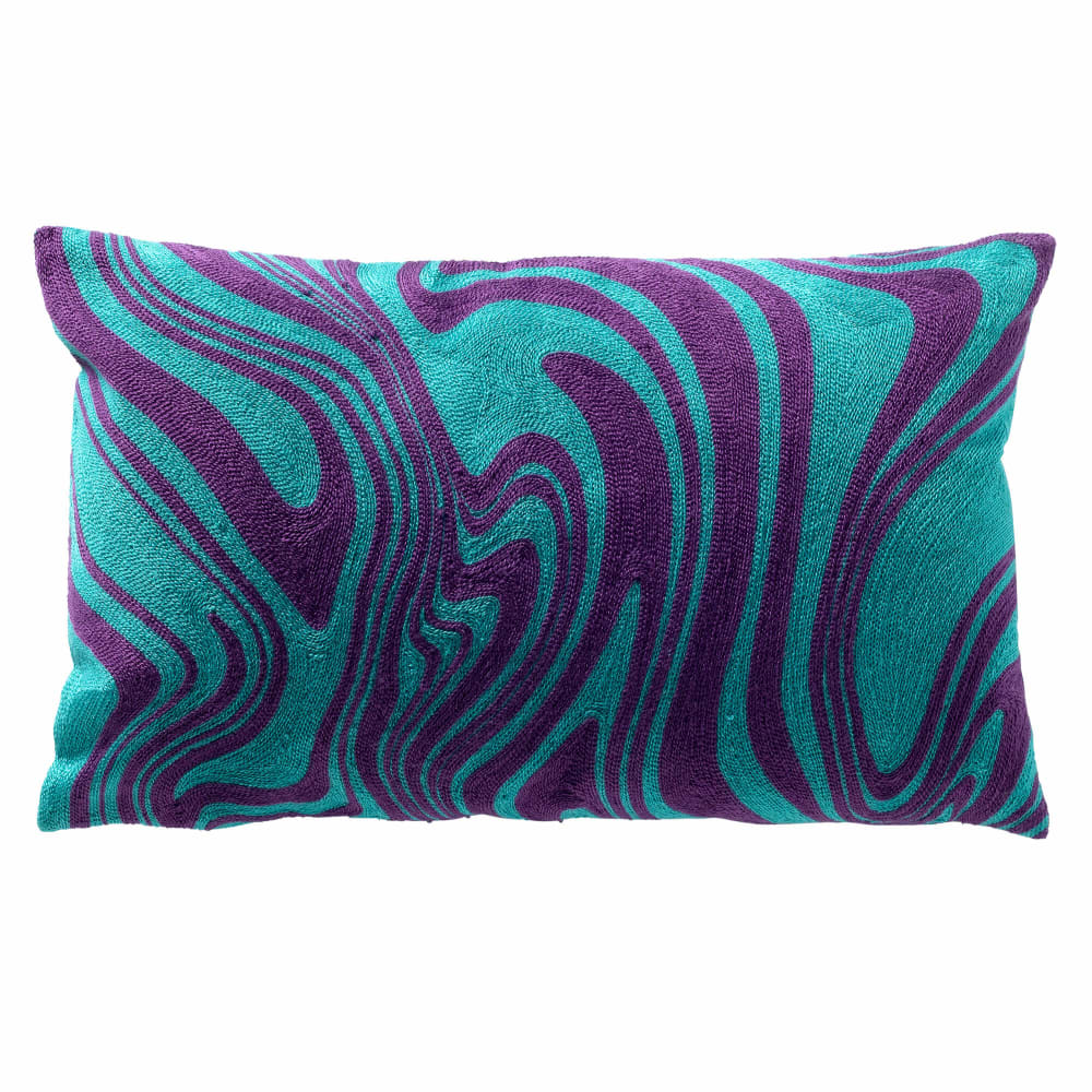Dutch Decor Dekokissen Grün 30x50 cm style modern Grün Öko-Tex Zertifikat Baumwolle
