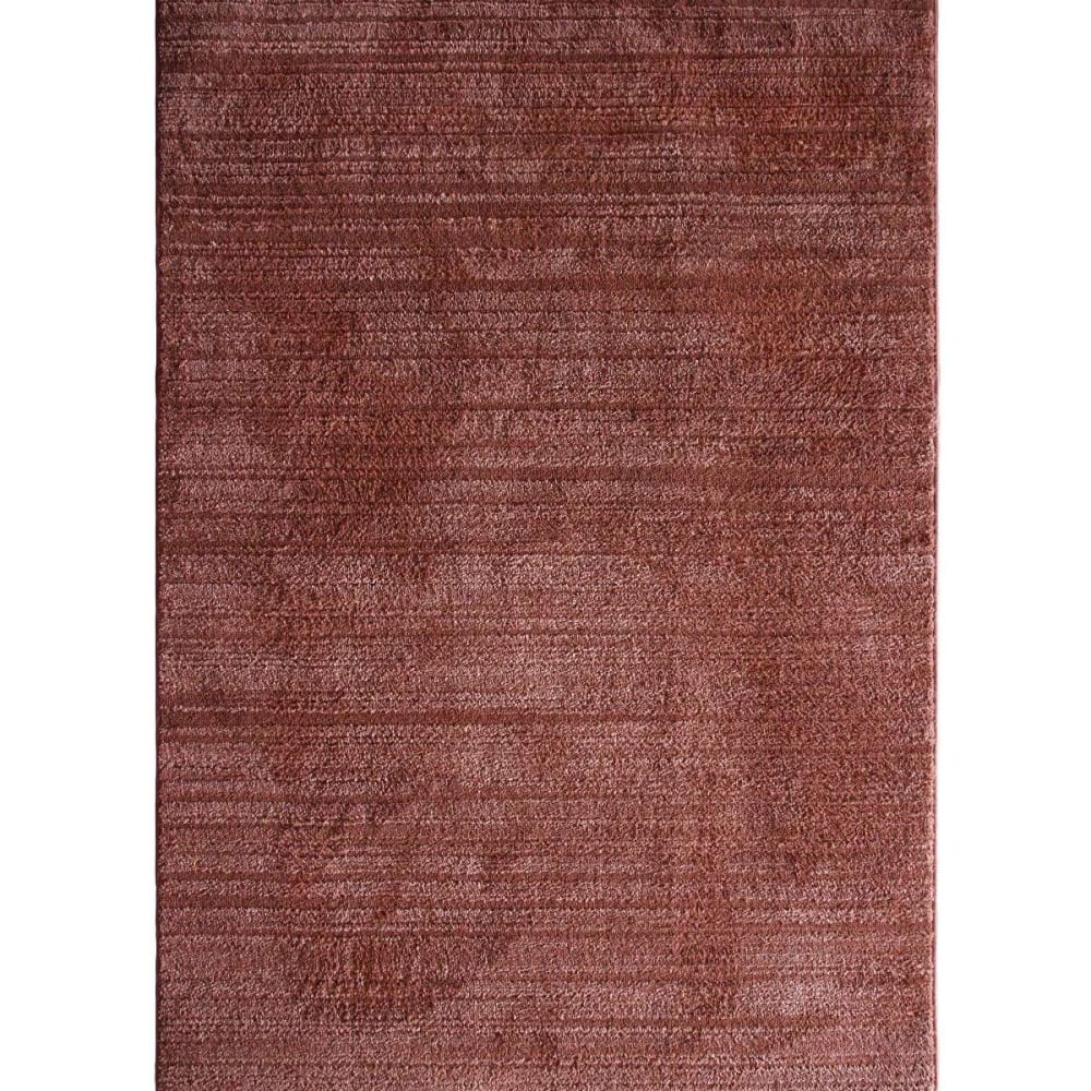 Zeitgenössischer Teppich aus Polyester Terrakotta 160x240 -