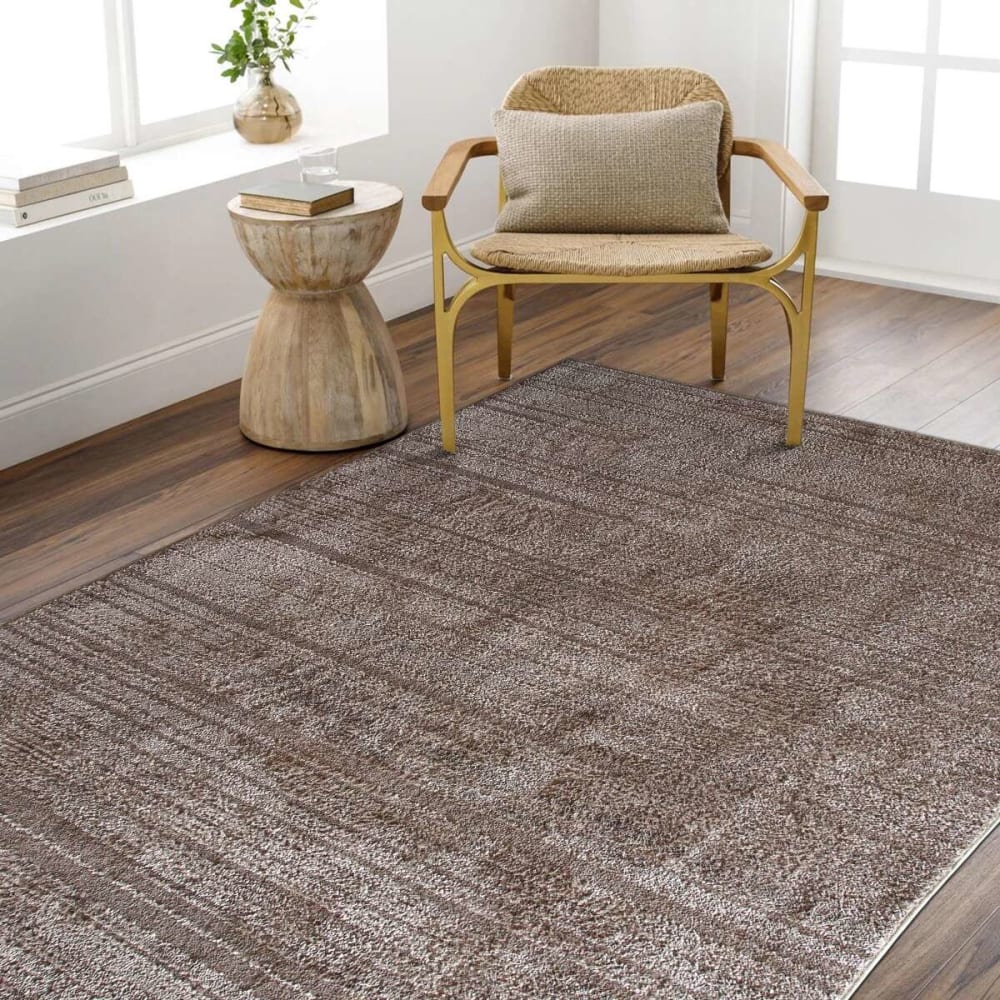 Tapis contemporain marron 160x240 — vue 3