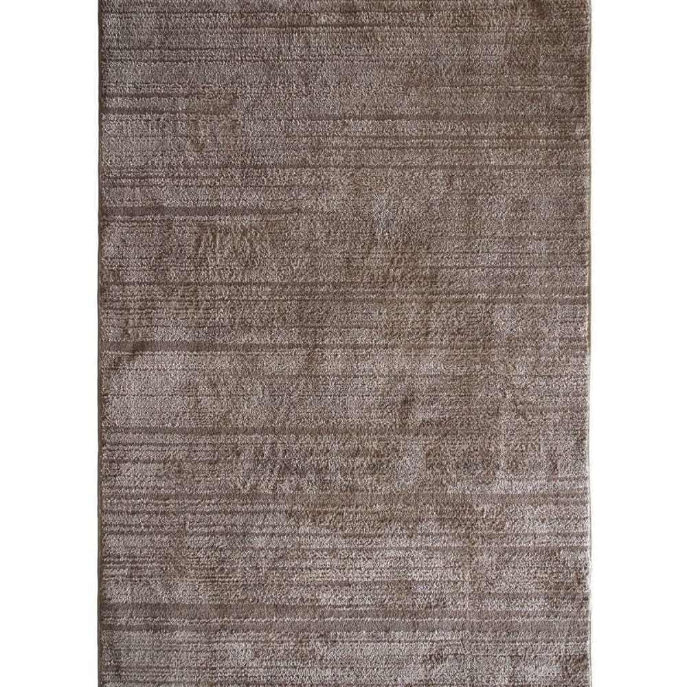 Zeitgenössischer Teppich aus braunem Polyester 160x240 - Maisons