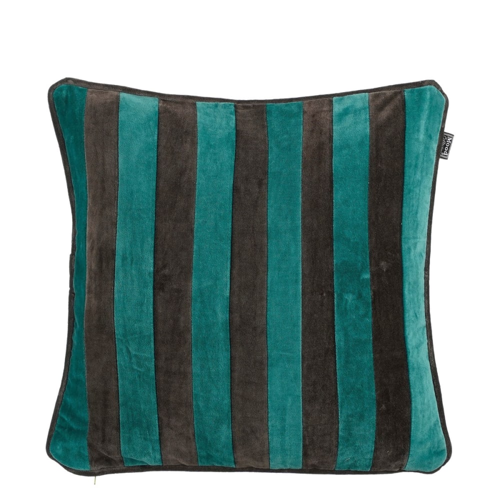 Coussin décoratif vert coton h10xl45xl45cm - Maisons du Monde
