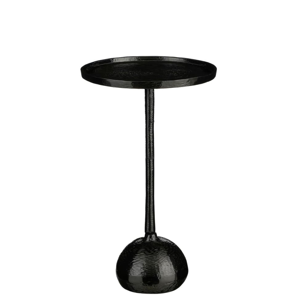Beistelltisch Colin Schwarz Aluminium H58xB34xL34cm - Maisons Du