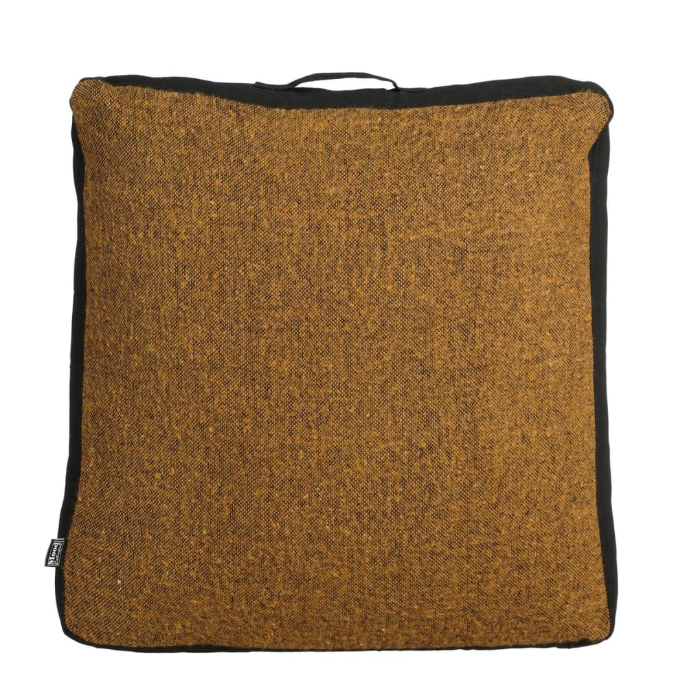 Bodenkissen Chrissy Braun Baumwolle H10xB57xL57cm - Maisons Du