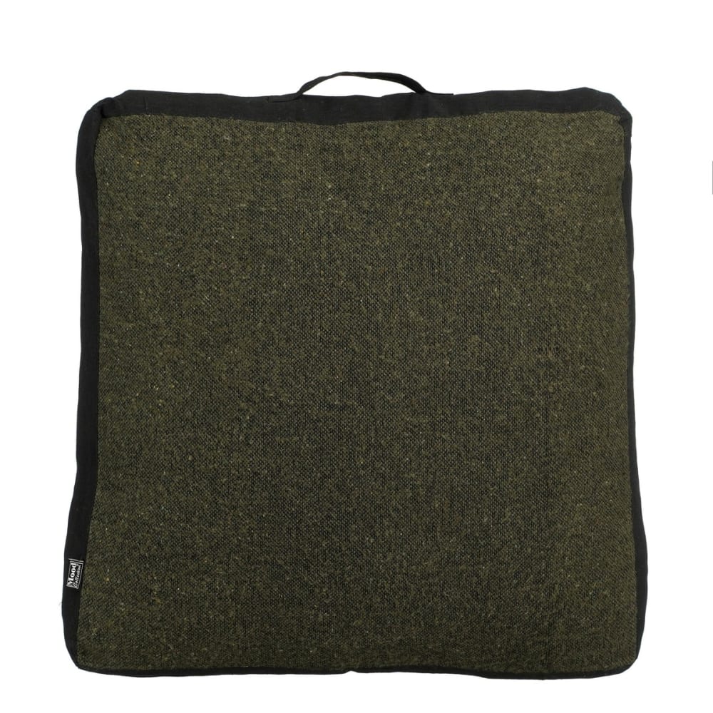 Bodenkissen Chrissy Dunkelbraun Baumwolle H10xB57xL57cm - Maisons