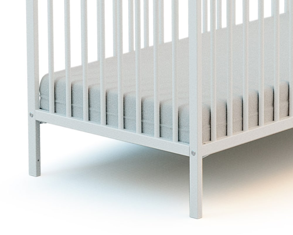 Lit bébé en bois 70 x 140 cm avec tipi - blanc - Maisons du Monde