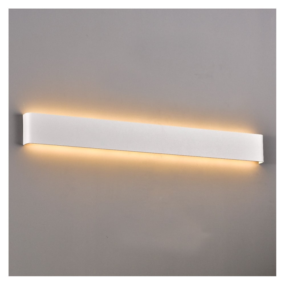 Applique en aluminium blanc 61 cm - Maisons du Monde