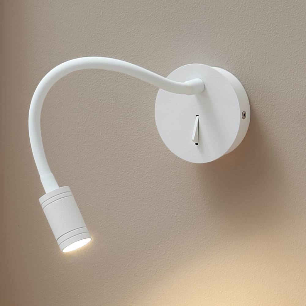 Applique en métal et aluminium blanc 34 cm - Maisons du Monde