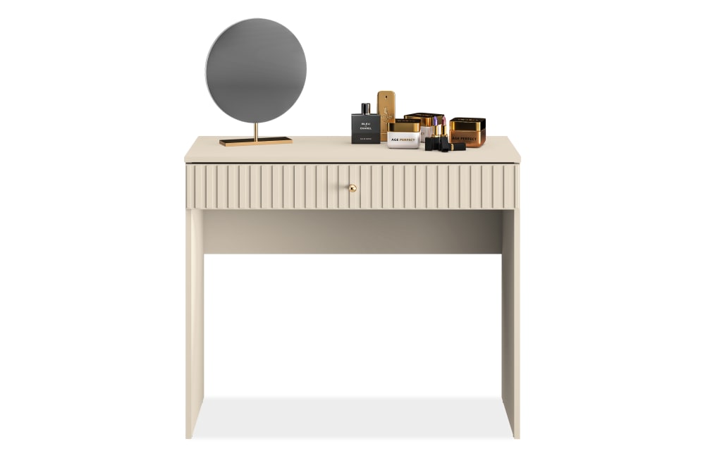 Schreibtisch mit Schublade, cremefarben - Maisons Du Monde