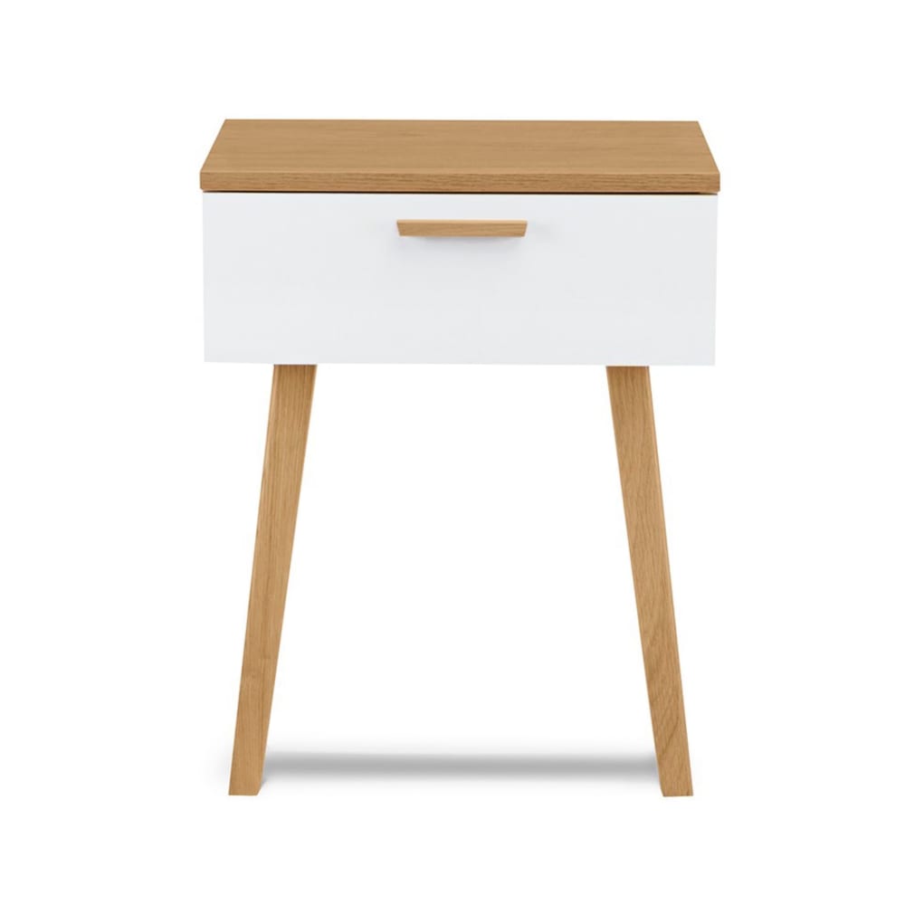 Nachttisch mit Schublade, Weiß - Maisons Du Monde
