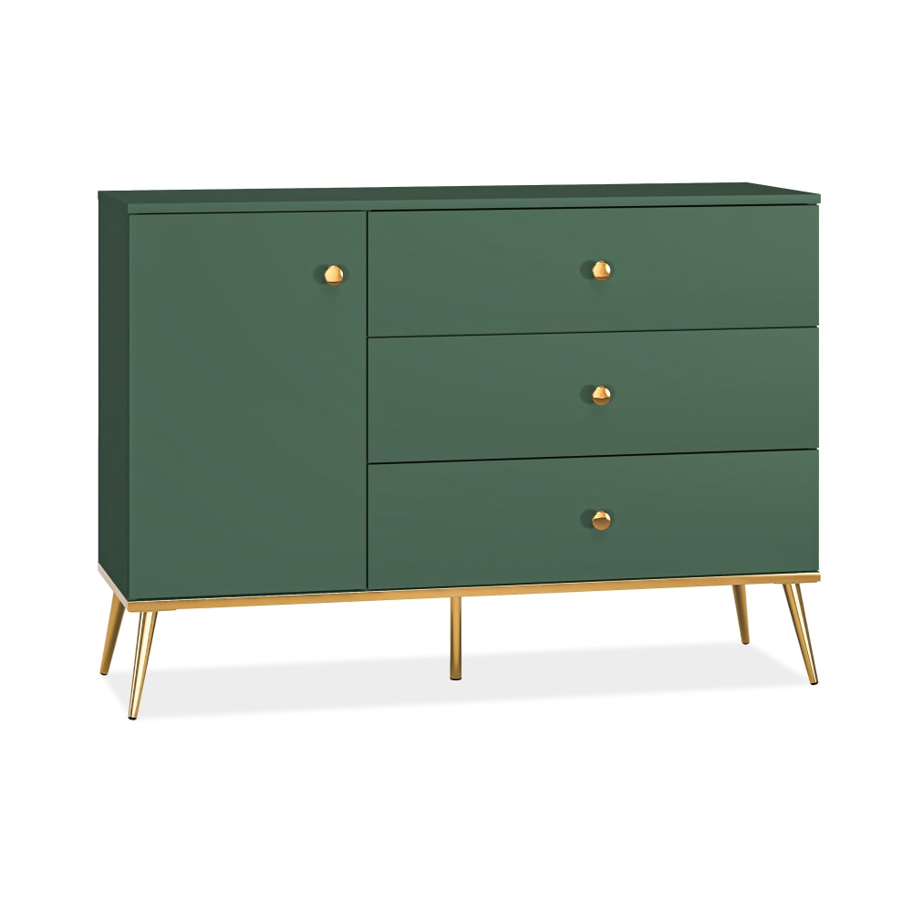 KONSIMO Kommode mit Schubladen, grün style modern - Holz