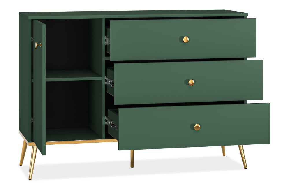 Kommode mit Schubladen, grün - Maisons Du Monde