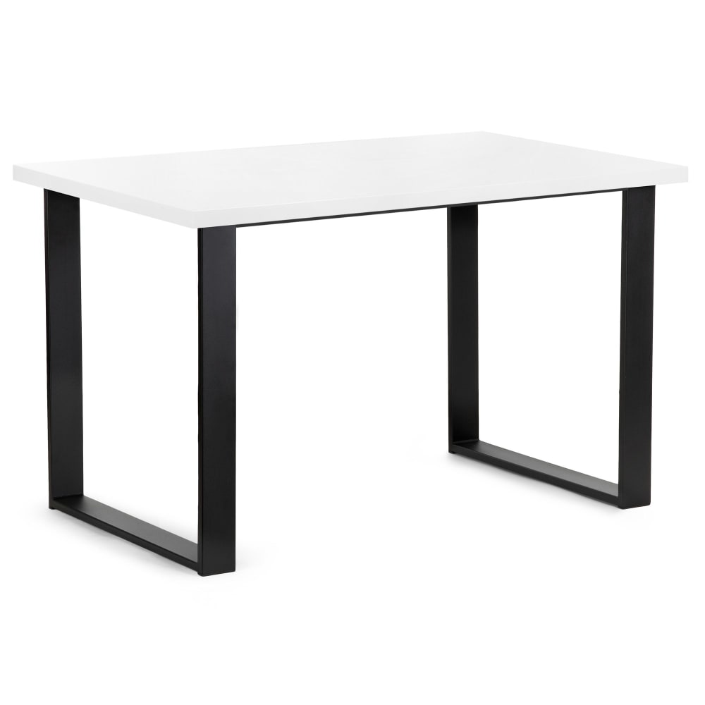 KONSIMO Esstisch, Weiß style industrial Weiß Holz