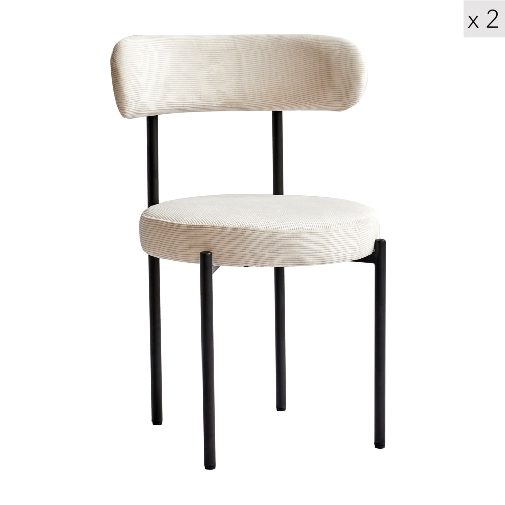 Lot 2 chaises salle - scandinaves
