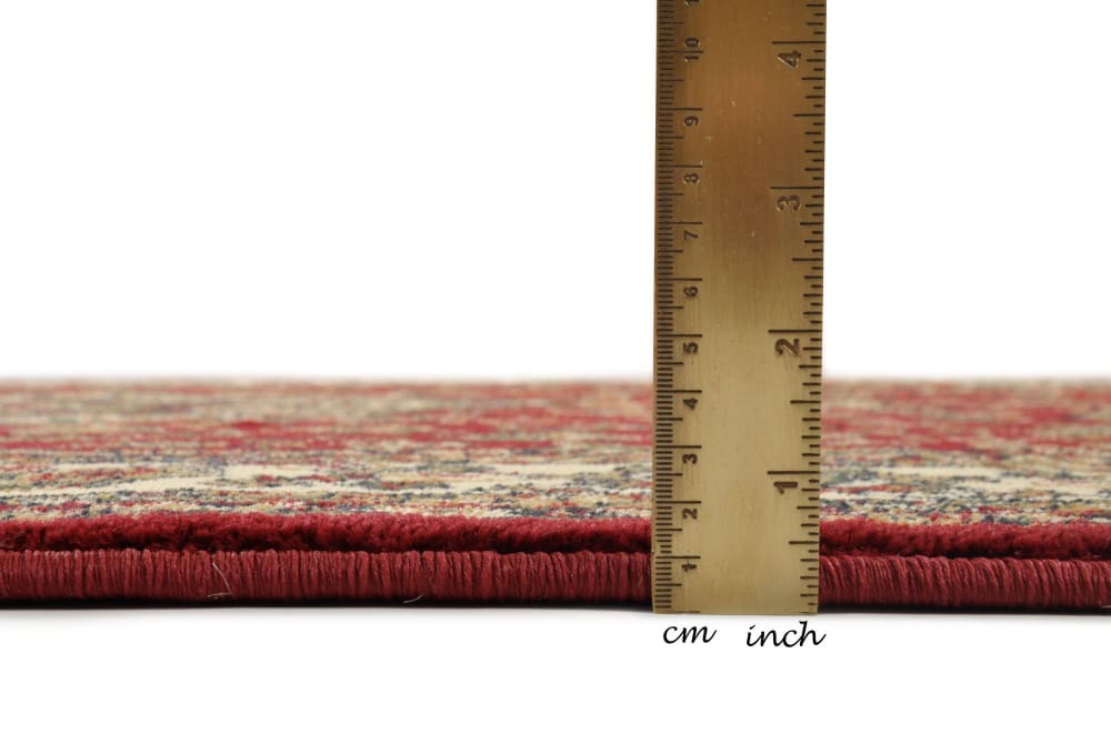Tapis tissé au design oriental en polypropylène rouge 133x190 cm — vue 4