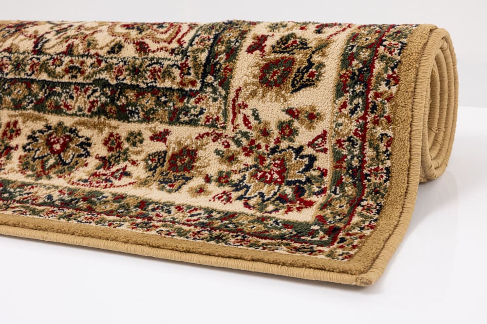 Tapis tissé au design oriental en polypropylène camel 133x190 cm — vue 3