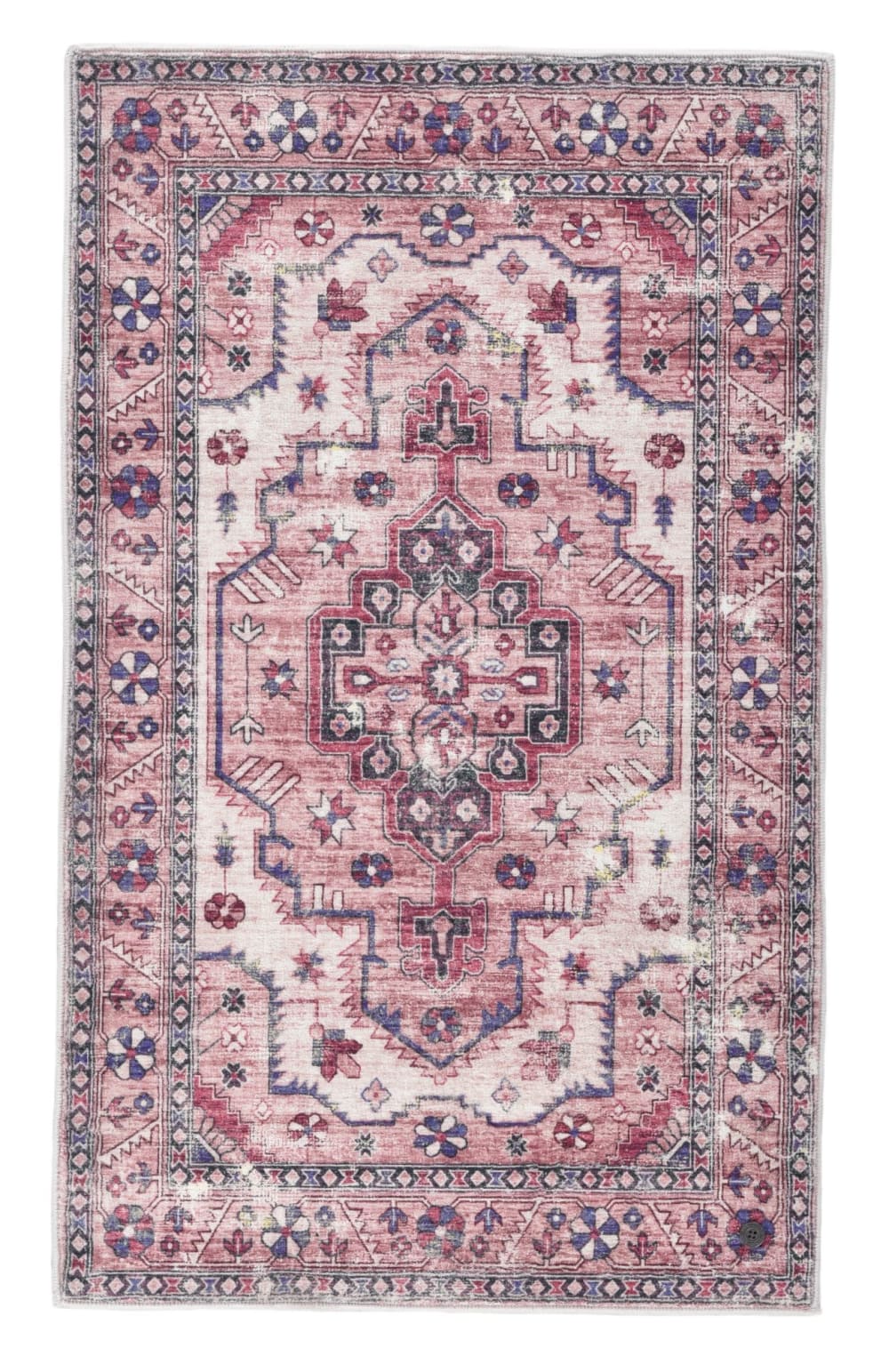 Tapis de bain vintage imprimé à la machine baie 60x100 cm